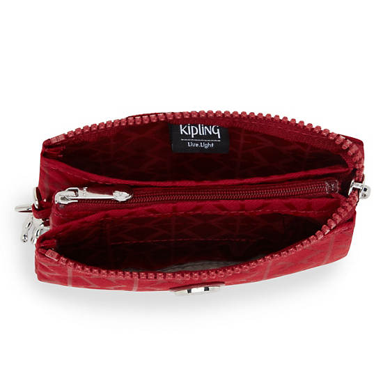 Kipling Creativity Small Classic Pouch Bags Signature Red | AU 2107VR